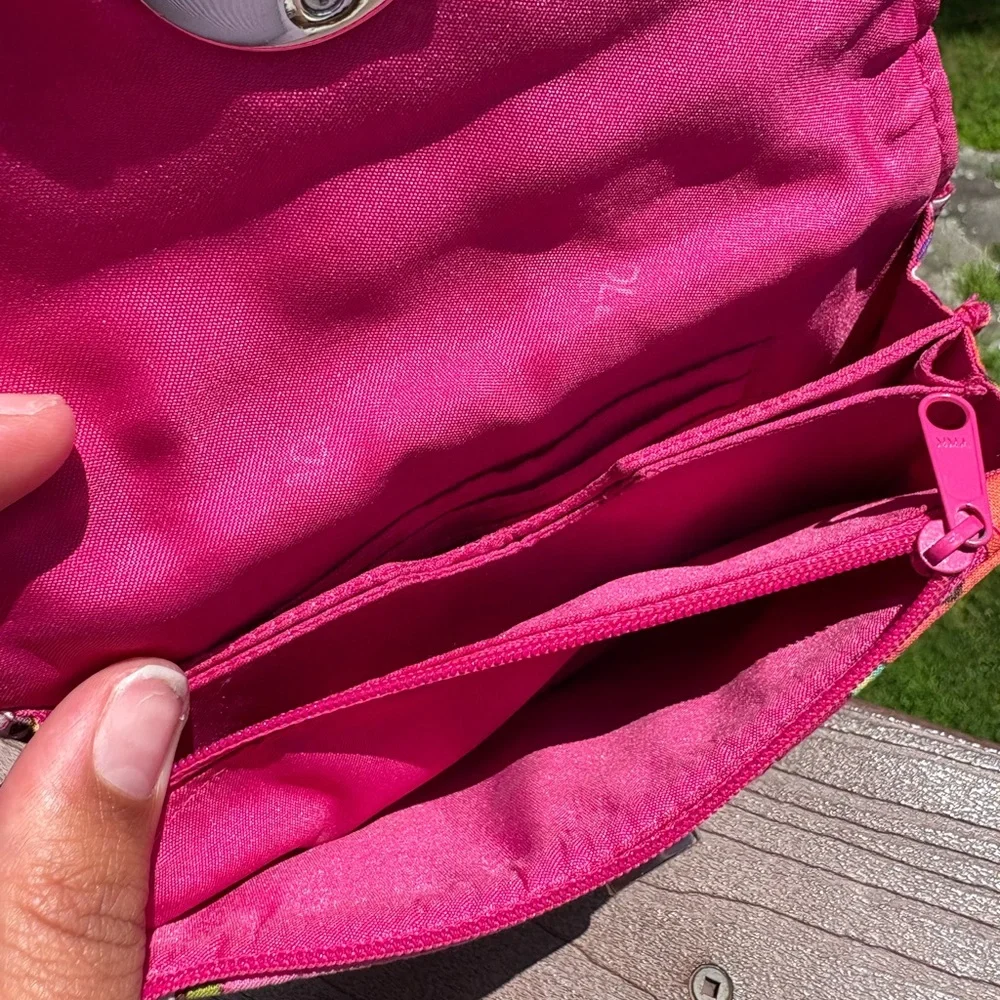 Vera Bradley Pink Paisley Wristlet